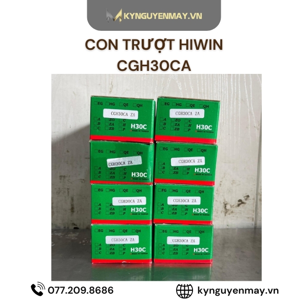 Con trượt HIWIN CGH | CGH15CA, CGH20CA, CGH25CA, CGH30CA, CGH35CA, CGH45CA