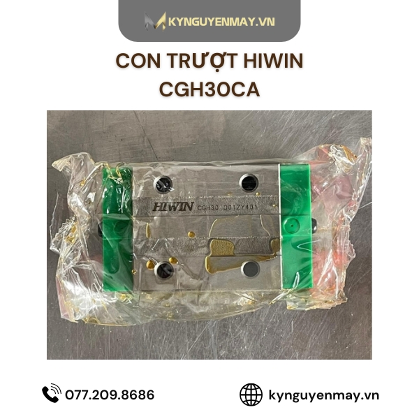 Con trượt HIWIN CGH | CGH15CA, CGH20CA, CGH25CA, CGH30CA, CGH35CA, CGH45CA