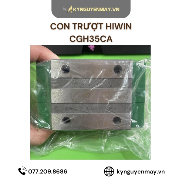 Con trượt HIWIN CGH | CGH15CA, CGH20CA, CGH25CA, CGH30CA, CGH35CA, CGH45CA