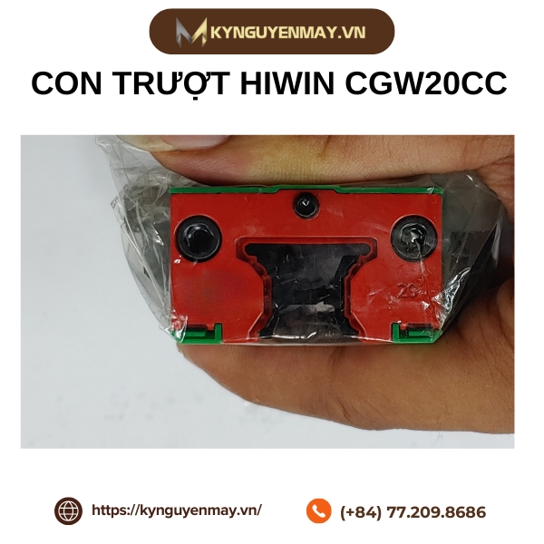 Con trượt HIWIN CGW-CC | CGW15CC, CGW20CC, CGW25CC, CGW30CC, CGW35CC, CGW45CC