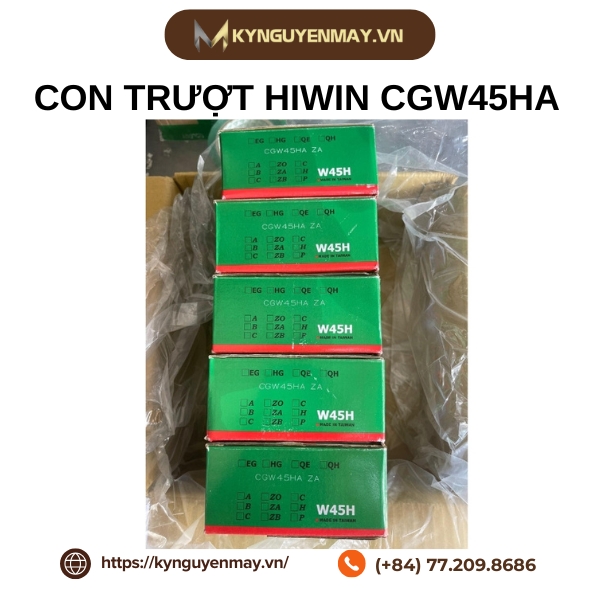 Con trượt HIWIN CGW-HA | CGW20HA, CGW25HA, CGW30HA, CGW35HA, CGW45HA