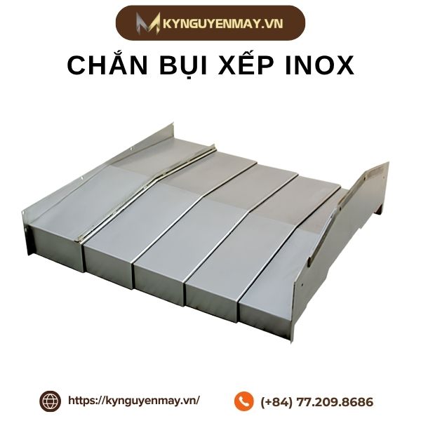 Chắn bụi xếp inox