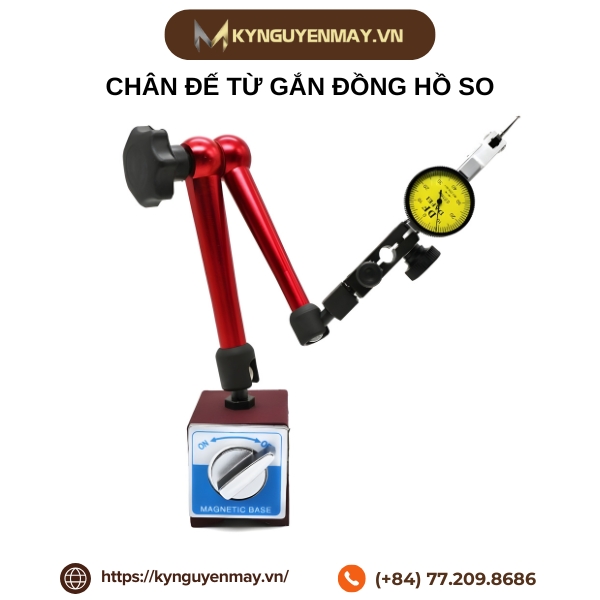 Chân đế từ gắn đồng hồ so