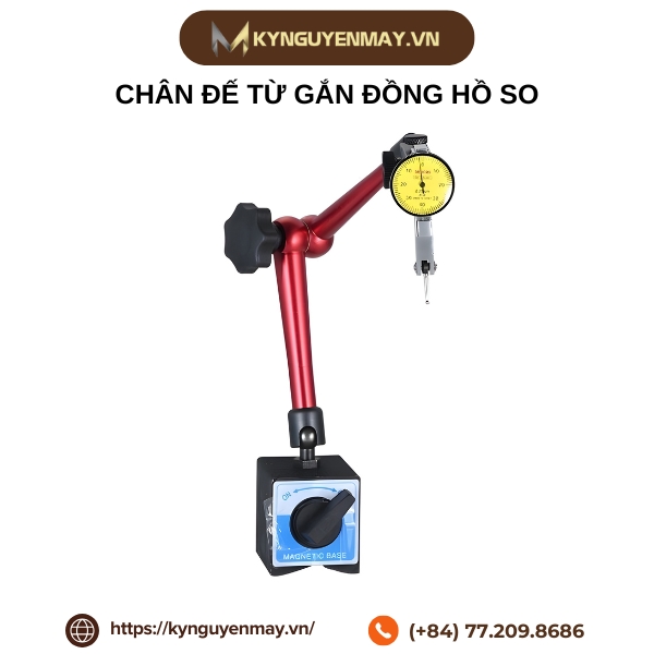 Chân đế từ gắn đồng hồ so