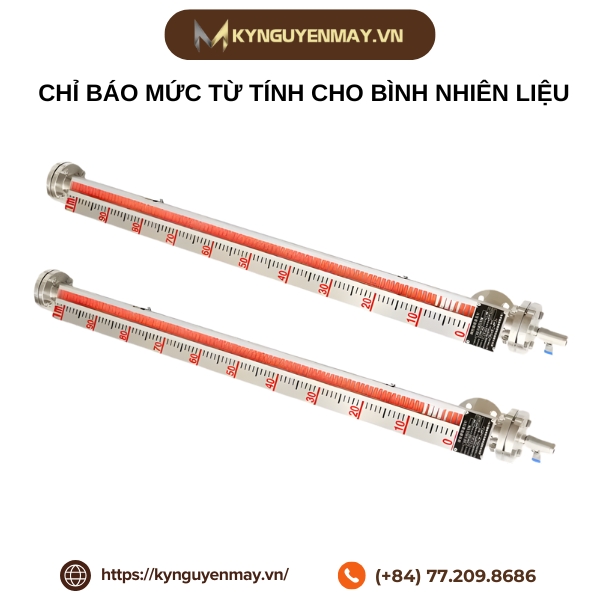 Chỉ báo mức từ tính cho bình nhiên liệu