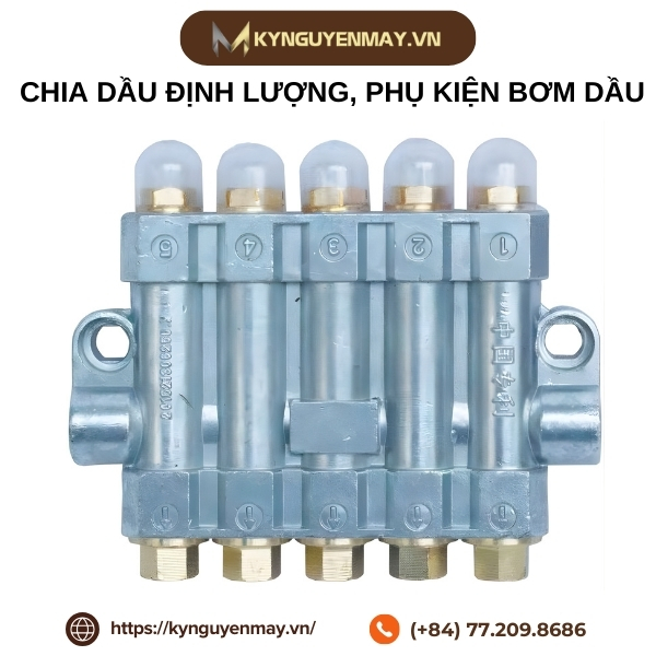 Chia dầu định lượng, phụ kiện bơm dầu