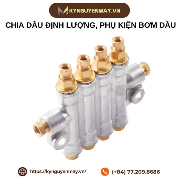 Chia dầu định lượng, phụ kiện bơm dầu