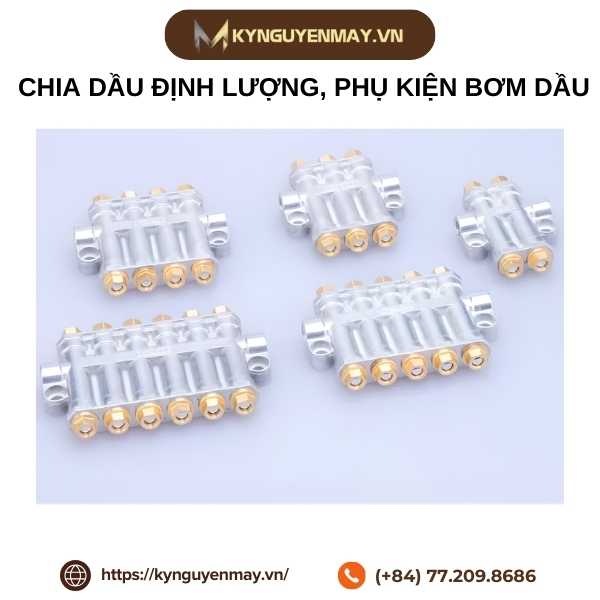 Chia dầu định lượng, phụ kiện bơm dầu