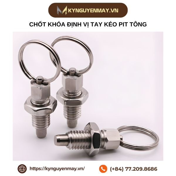 Chốt khóa định vị tay kéo pit tông