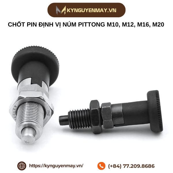 Chốt pin định vị núm pittong M10, M12, M16, M20