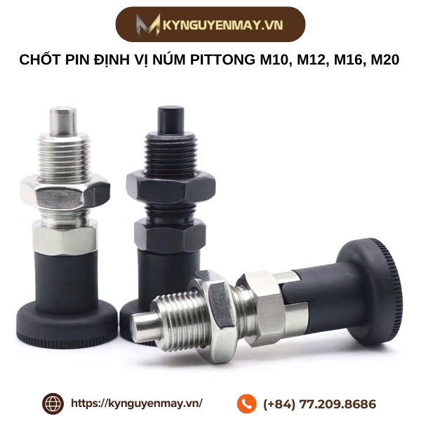Chốt pin định vị núm pittong M10, M12, M16, M20