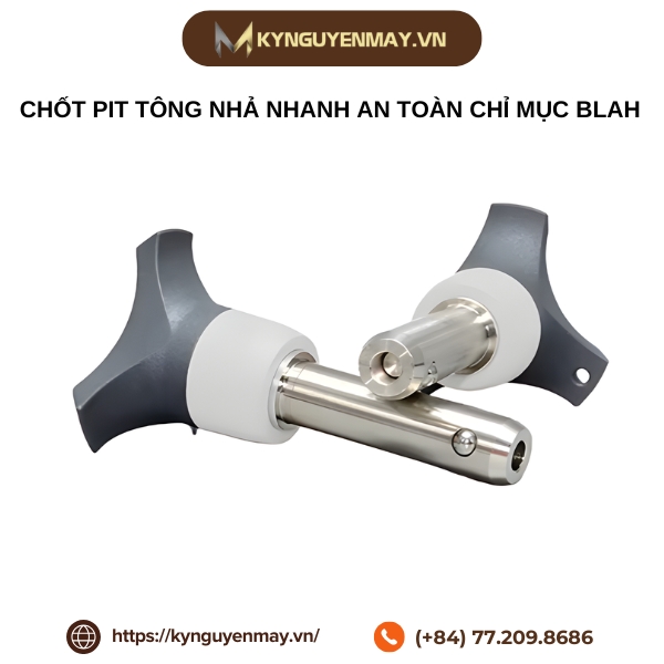 Chốt pit tông nhả nhanh an toàn chỉ mục BLAH