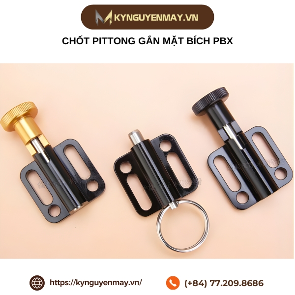 Chốt pittong gắn mặt bích PBX - Chốt định vị VCN246