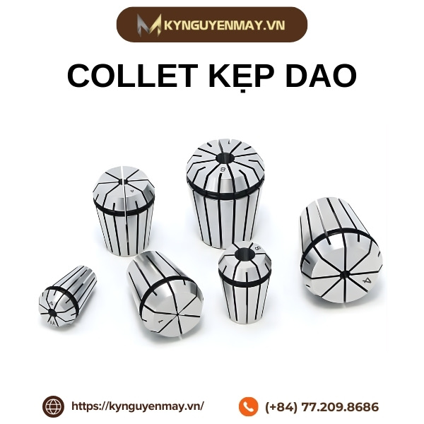 Collet kẹp dao ER11, ER16, ER20, ER25, ER32, ER40