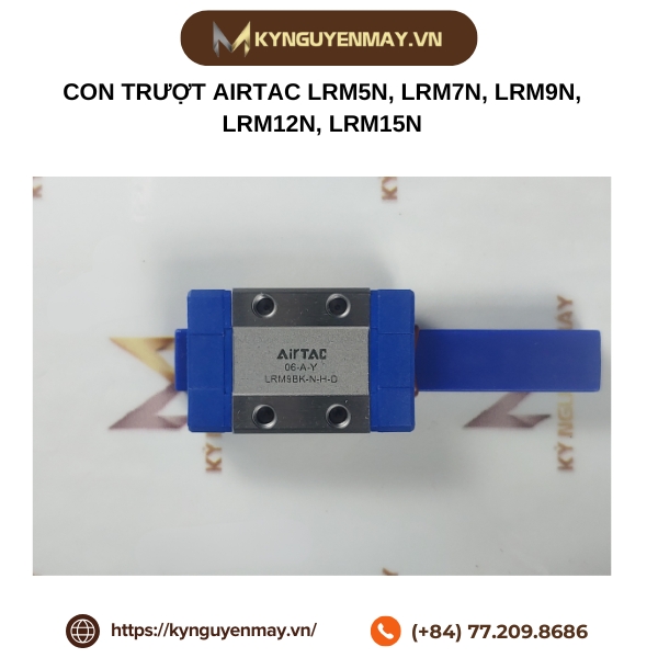 Con trượt AIRTAC LRM5N, LRM7N, LRM9N, LRM12N, LRM15N