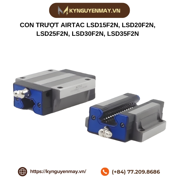 Con trượt AIRTAC LSD15F2N, LSD20F2N, LSD25F2N, LSD30F2N, LSD35F2N