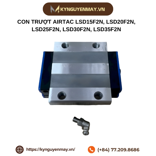 Con trượt AIRTAC LSD15F2N, LSD20F2N, LSD25F2N, LSD30F2N, LSD35F2N