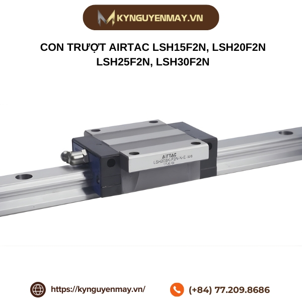 Con trượt AIRTAC LSH15F2N, LSH20F2N, LSH25F2N, LSH30F2N