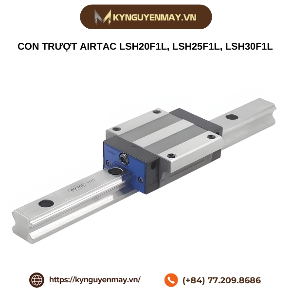 Con trượt AIRTAC LSH20F1L, LSH25F1L, LSH30F1L