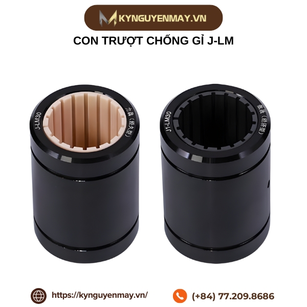 Con trượt chống gỉ J-LM ( Bạc lót nhựa J-LIN-01R | J-LIN-02RL)