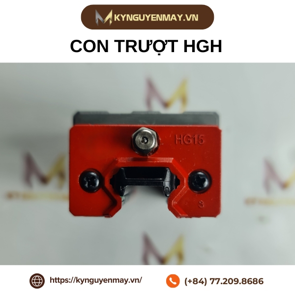 Con trượt vuông HGH15, HGH20, HGH25, HGH35, HGH45, HGH55, HGH65
