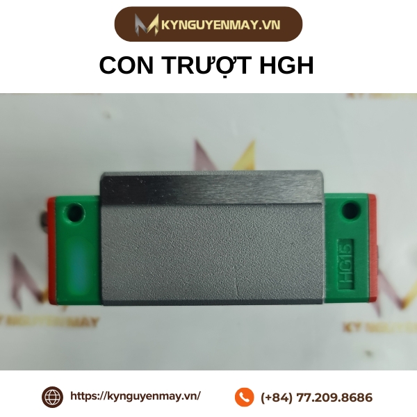 Con trượt vuông HGH15, HGH20, HGH25, HGH35, HGH45, HGH55, HGH65