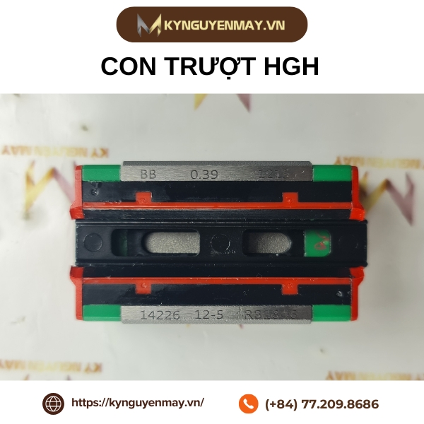 Con trượt vuông HGH15, HGH20, HGH25, HGH35, HGH45, HGH55, HGH65