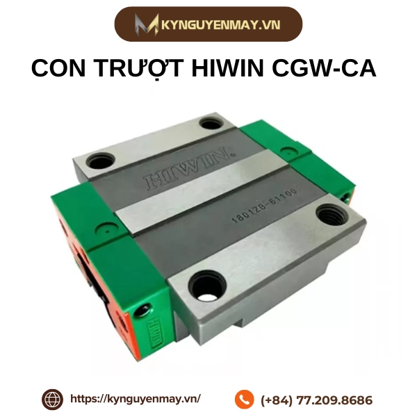 Con trượt HIWIN CGW-CA | CGW15CA, CGW20CA, CGW25CA, CGW35CA, CGW45CA