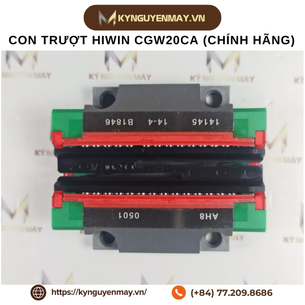 Con trượt HIWIN CGW-CA | CGW15CA, CGW20CA, CGW25CA, CGW35CA, CGW45CA