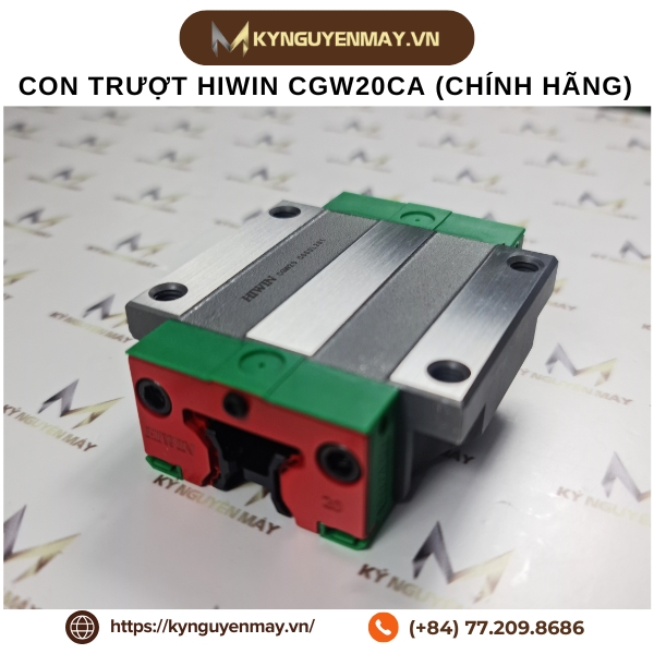 Con trượt HIWIN CGW-CA | CGW15CA, CGW20CA, CGW25CA, CGW35CA, CGW45CA