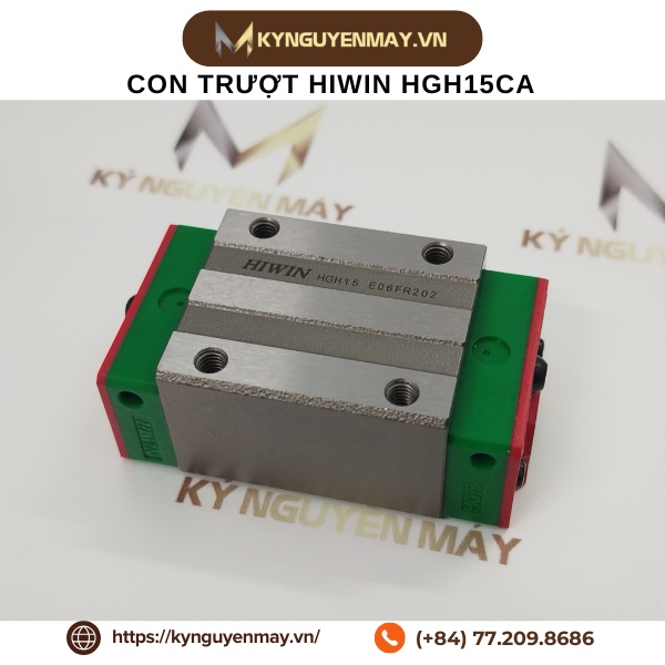 Con trượt HIWIN HGH15CA (H15C/ HG15/ HGH15/ HGH15C)