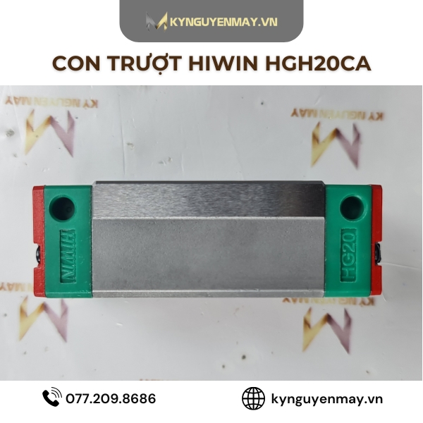 Con trượt vuông HIWIN HGH20CA (H20C/ HG20/ HGH20C/ HGH20)
