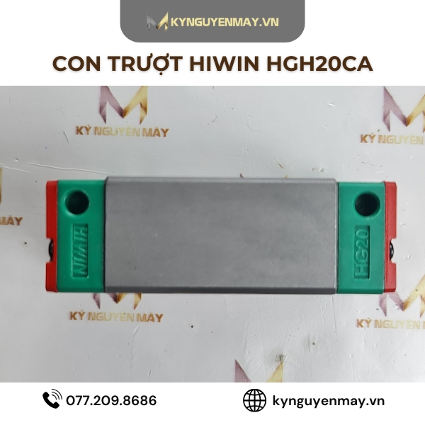 Con trượt vuông HIWIN HGH20CA (H20C/ HG20/ HGH20C/ HGH20)