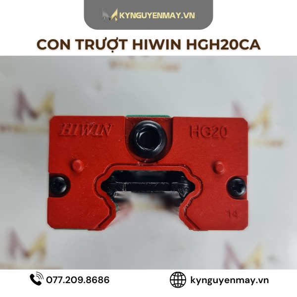 Con trượt vuông HIWIN HGH20CA (H20C/ HG20/ HGH20C/ HGH20)