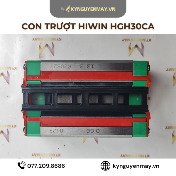 Con trượt HIWIN HGH30CA (H30C/ HG30/ HGH30)