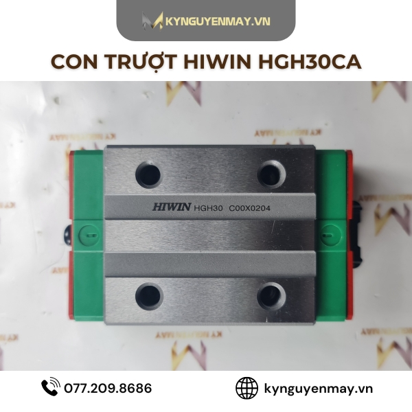 Con trượt HIWIN HGH30CA (H30C/ HG30/ HGH30)