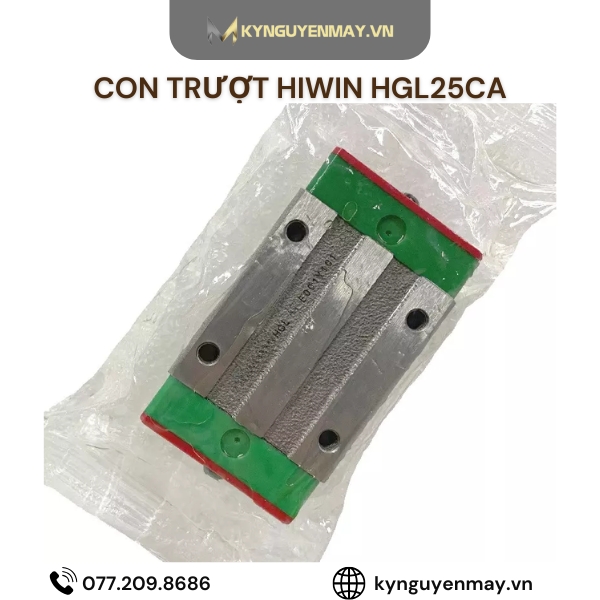Con trượt HIWIN HGL25CA