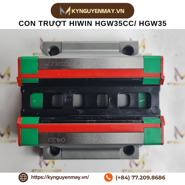Con trượt HIWIN HGW35CC/ W35C (112.4x100x48mm)