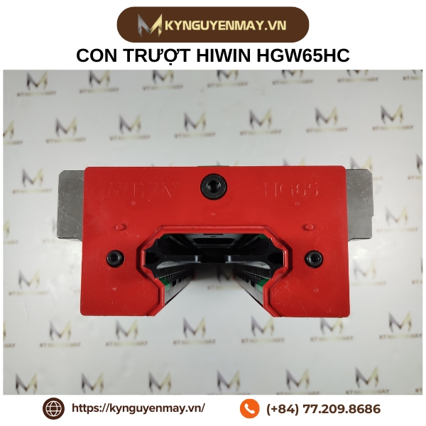 Con trượt HIWIN HGW | HGW20HC, HGW30HC, HGW35HC, HGW45HC, HGW55HC, HGW65HC