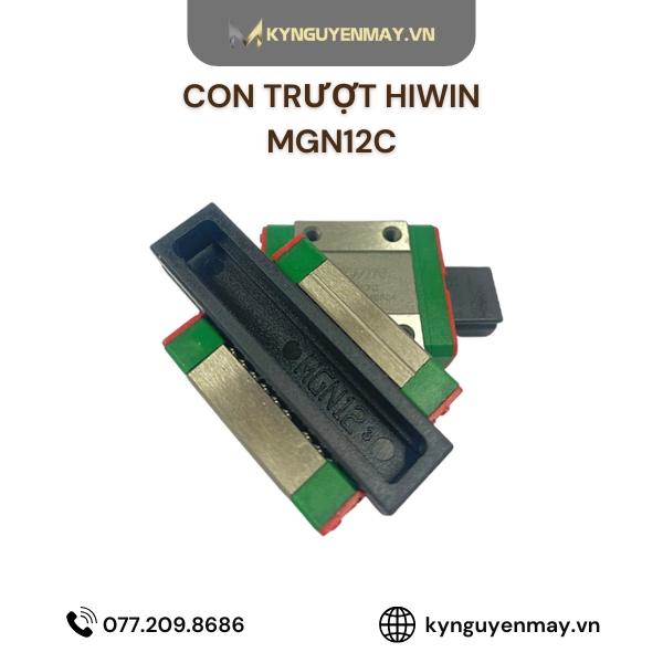 Con trượt vuông mini HIWIN MGN-C | Block trượt MGN5C, MGN7C, MGN12C