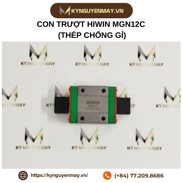 Con trượt vuông mini HIWIN MGN-C | Block trượt MGN5C, MGN7C, MGN12C