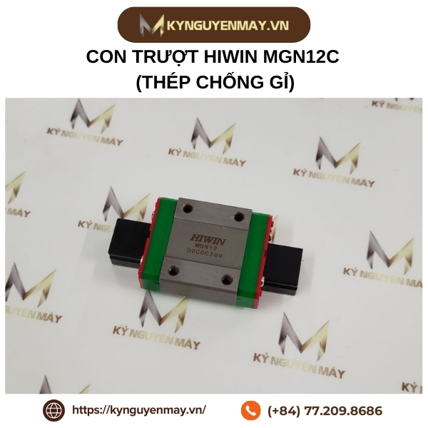 Con trượt vuông mini HIWIN MGN-C | Block trượt MGN5C, MGN7C, MGN12C