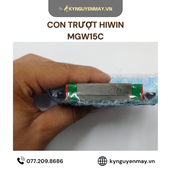 Con trượt HIWIN MGW15C (MGW15C2R400ZFC HIWIN)