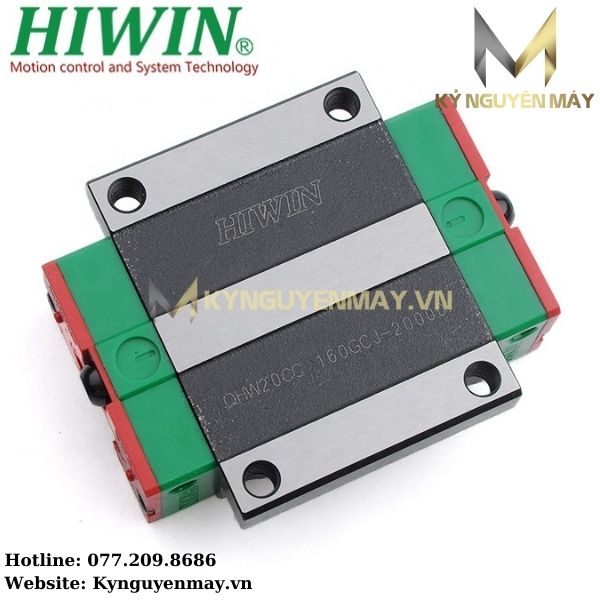 Con trượt HIWIN QHW | QHW15CA, QHW20CA, QHW25CA, QHW30CA, QHW35CA, QHW45CA