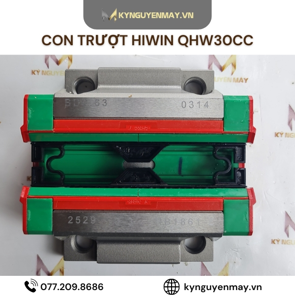 Con trượt HIWIN QHW30CC