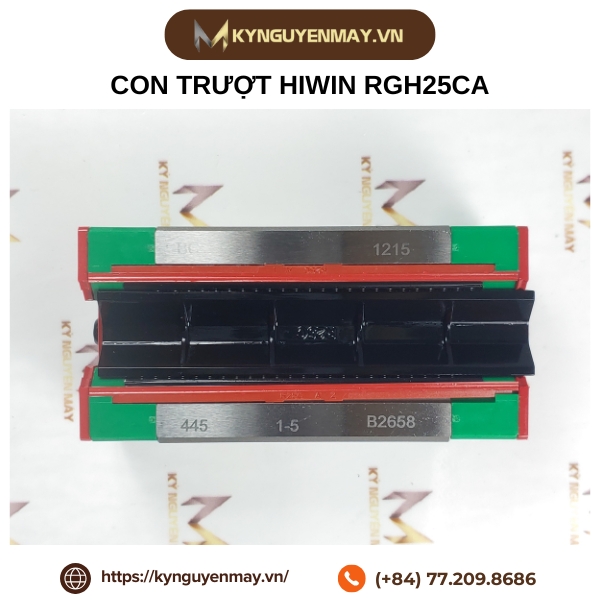 Con trượt HIWIN RGH-CA | RGH15CA, RGH20CA, RGH25CA, RGH30CA, RGH35CA, RGH45CA, RGH55CA, RGH65CA