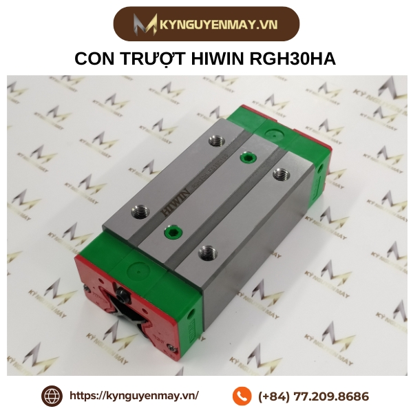 Con trượt HIWIN RGH | RGH20HA, RGH25HA, RGH35HA, RGH45HA, RGH55HA, RGH65HA