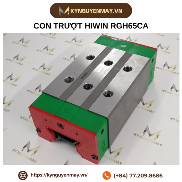 Con trượt HIWIN RGH-CA | RGH15CA, RGH20CA, RGH25CA, RGH30CA, RGH35CA, RGH45CA, RGH55CA, RGH65CA