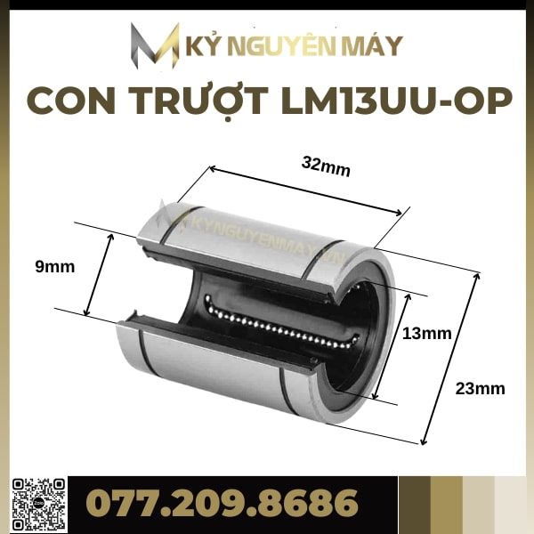 Bi trượt tròn LM-OP | LM16UUOP LM20UUOP LM25UUOP LM30UUOP