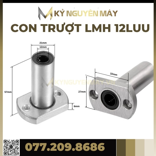Con trượt tròn LMH | LMH8, LMH12, LMH16, LMH20, LMH25, LMH30